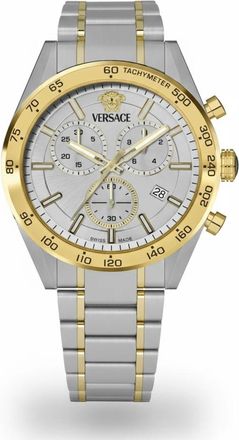 Versace V-Code Chrono - unisex - Accessoires - Grijs - Maat: ONE Size