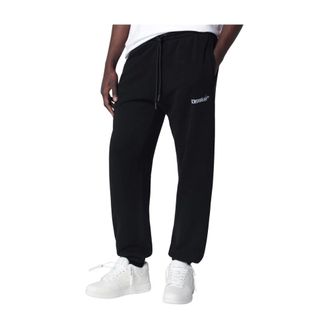 Off-white Sweatpants, male, Black, Size: M Heraldic Arrow Cuffed Sweatpant