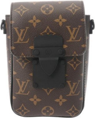 Louis Vuitton Black Brown Monogram Shoulder Bag (Pre-Owned)