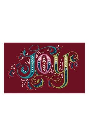 R16 Home Joy Door Mat in Red Multi at Nordstrom Rack, Size 24X36 Ft