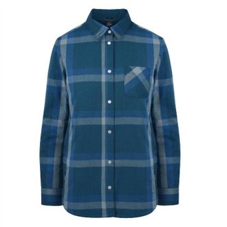 FlyLow Womens Penny Insulated Flannel Shirt In Greedo Sage