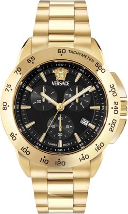 Versace V-Sport Chrono Leather Watch
