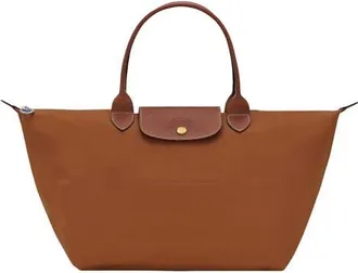 Longchamp Le Pliage Original Nylon Top Handle Bag in Cognac at Nordstrom