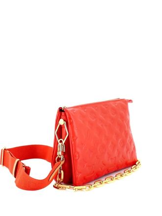 Louis Vuitton Coussin Bag Monogram Embossed Lambskin PM crossbody bag - Rood