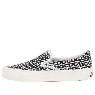 Vans COMME des GARCONS x OG Classic Slip-On CDG Print - Blanc De Blanc VN0A32QNUY6