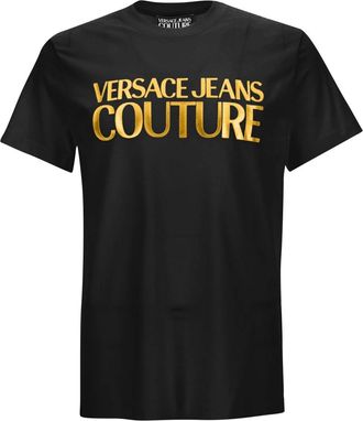 Versace Jeans Couture T-shirts en Polos - Heren - T-shirts - Zwart - XS - Tops