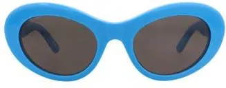 Balenciaga Sunglasses in Light Blue Light Blue Grey at Nordstrom Rack