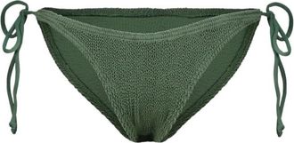 Bond-Eye Serenity Bikini Slip met Strikjes - Dames - Bikinis - Groen - ONE Size - Nylon - Badmode