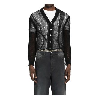 Our Legacy Cardigans, male, Black, Size: S Academy Cardigan