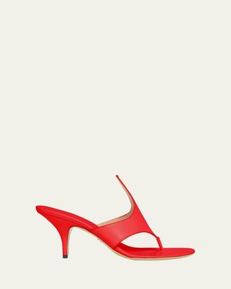 Ferragamo Lyrai Leather Sandals