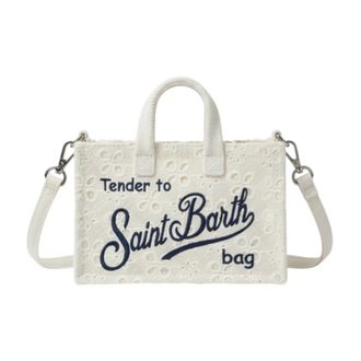 MC2 Saint Barth Handbags, female, White, Size: ONE SIZE Sangallo Phone Bag