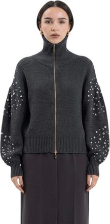 Kaos Cardigan - - Knitwear - Donna - Grigio - M
