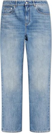 Alexander McQueen Straight-leg Jeans - Dames - Regular Fit Jeans - Blauw - W26 - Denim - Jeans