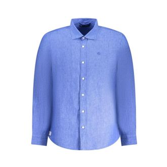 North Sails Hombre, Camisas, Azul, Talla: L
