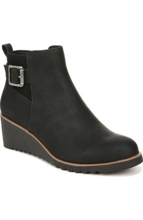 Life Stride Zayne I6550S1001 Boot Womens Black Wedge Heel Ankle Bootie RHS7934