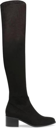 Steve Madden Sadie Overknee-laars - Dames - Over de knie laarzen - Zwart - 37 EU - Su&egrave;de - Schoenen