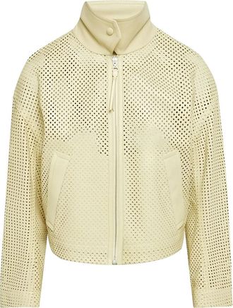 Ferragamo Ferragamo Leather-Long Jachet