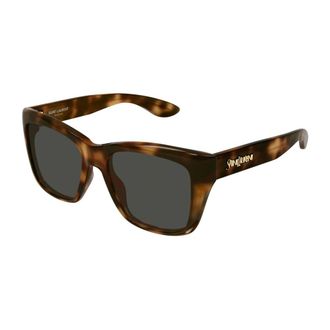 Saint Laurent SL 923 Zonnebril - Dames - Accessoires - Bruin - Maat: 55 MM Nylon