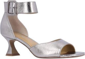 J. Rene&eacute; Genevra Ankle Strap Sandal in Silver at Nordstrom, Size 6.5