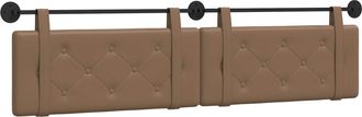vidaXL Cabecero Colgante Capuchino Cuero Sint&eacute;tico Vidaxl