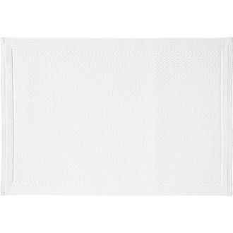 Coyuchi Cove Organic Cotton Bath Rug in Alpine White at Nordstrom
