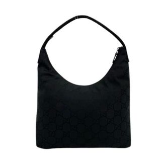 Gucci Pre-owned Shoulder Bags, female, Black, Size: ONE SIZE Pre-owned Vintage Shoulder Bag