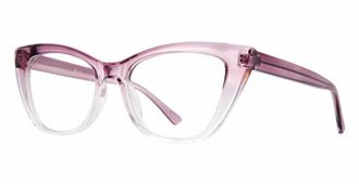 Soho Womens Cat-Eye Glasses In Purple Fade Crystal