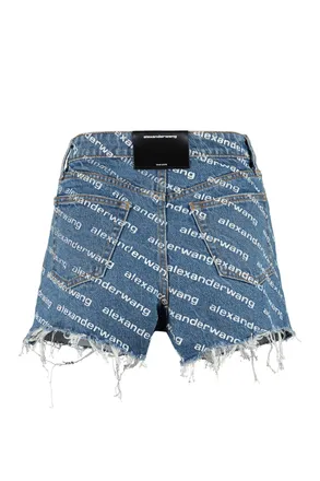 Alexander Wang Bite Denim Shorts - Blue