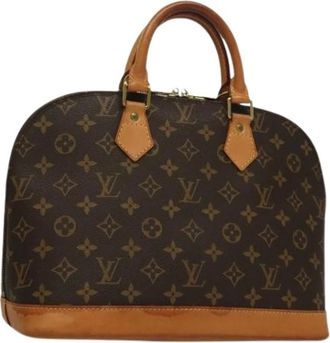 Louis Vuitton Pre-owned Handbags, female, Brown, Size: ONE SIZE Pre-owned Alma PM Hand Bag