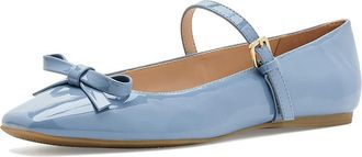 Bandolino Juletta Womens Dress Flat Shoes Light Blue Patent : 8.5 M, Synthetic