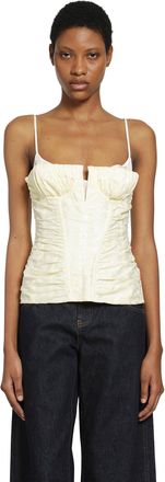 Alexander McQueen Floral Jacquard Corset