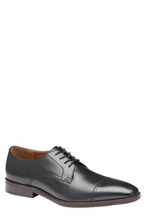 Johnston & Murphy Hedley Cap Toe Derby in Black Full Grain at Nordstrom Rack, Size 8.5