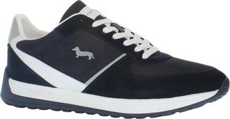 Harmont & Blaine Blauwe Bassotto Sneakers met Logo - Heren - Sneakers - Blauw - 40 EU - Su&egrave;de - Schoenen
