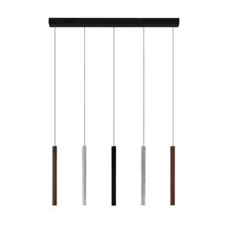Lucande L&aacute;mpara Colgante stoika En Negro De Metal - Lucande