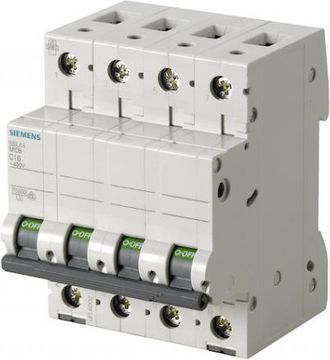 SIEMENS Interruttore Magnetotermico 4 Poli 25a 10ka