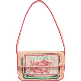 Collection XIIX Beaded Canned Sardines Shoulder Bag in Coral at Nordstrom Rack