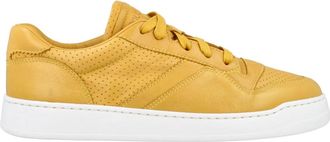Doucal's Curry Ss 23 Sneakers - Heren - Sneakers - Geel - 44 EU - Leer - Schoenen