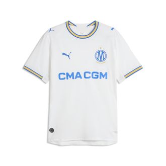Puma Maglia Home Olympique de Marseille Authentic da uomo, Accessori, Bianco, 3XL