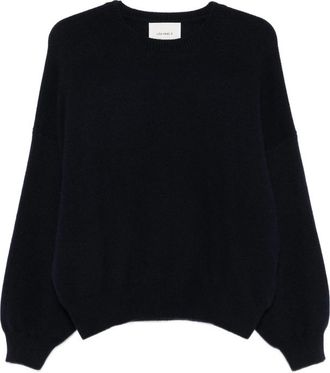 Lisa Yang Vieira Ribbed-trim Long-sleeve Sweater
