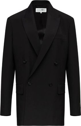 Maison Margiela Jack met dubbele rij knopen - Zwart