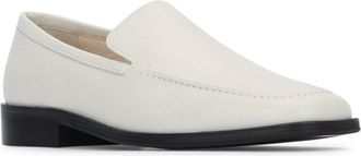 Calvin Klein Womens Loafer Beige Leather