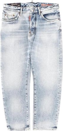 Dsquared2 Bro Jeans - Heren - Slim Fit Jeans - Blauw - L - Denim - Jeans