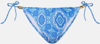 Heidi Klein Mykonos printed bikini bottoms