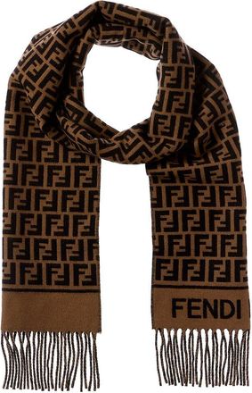 Fendi FF Wool & Cashmere-Blend Scarf