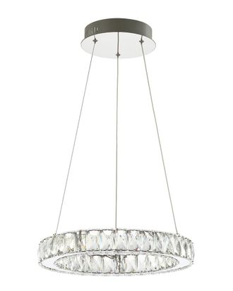 Jonathan Y Designs Jonathan Y Designs Reese 15.7In Adjustable Integrated Led Chandelier Pendant