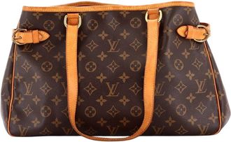 Louis Vuitton Brown Monogram Canvas Batignolles Horizontal (Authentic Pre-Loved)