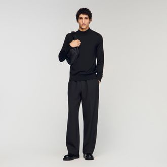 Sandro Wool jumper with a high collar