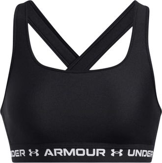 Under Armour Dames/Dames Medium Impact Sportbeha (Zwart, Wit)