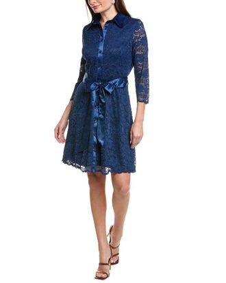 Rene Ruiz Lace Shirtdress