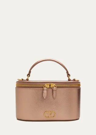 Valentino Garavani Metallic Leather Vanity Case